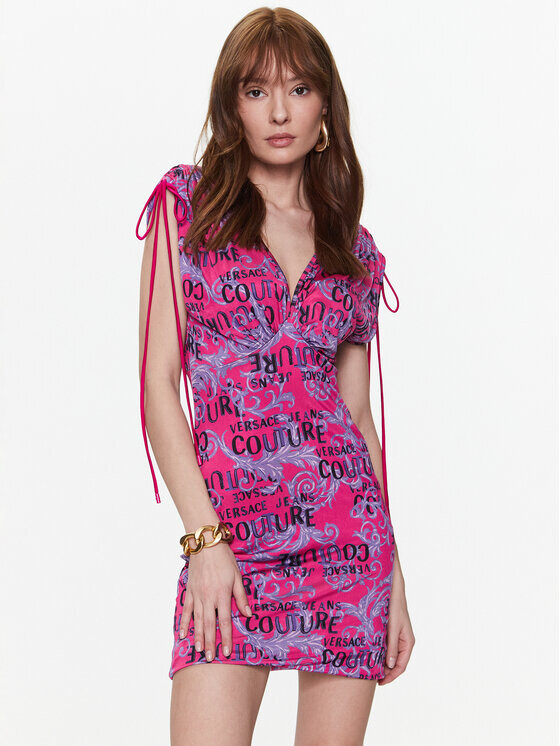 

Платье на каждый день, стандартного кроя Versace Jeans Couture, розовый