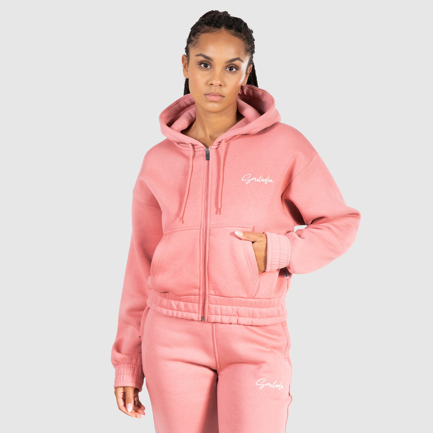

Спортивная куртка SMILODOX Zip Hoodie Eleen, цвет Altrosa