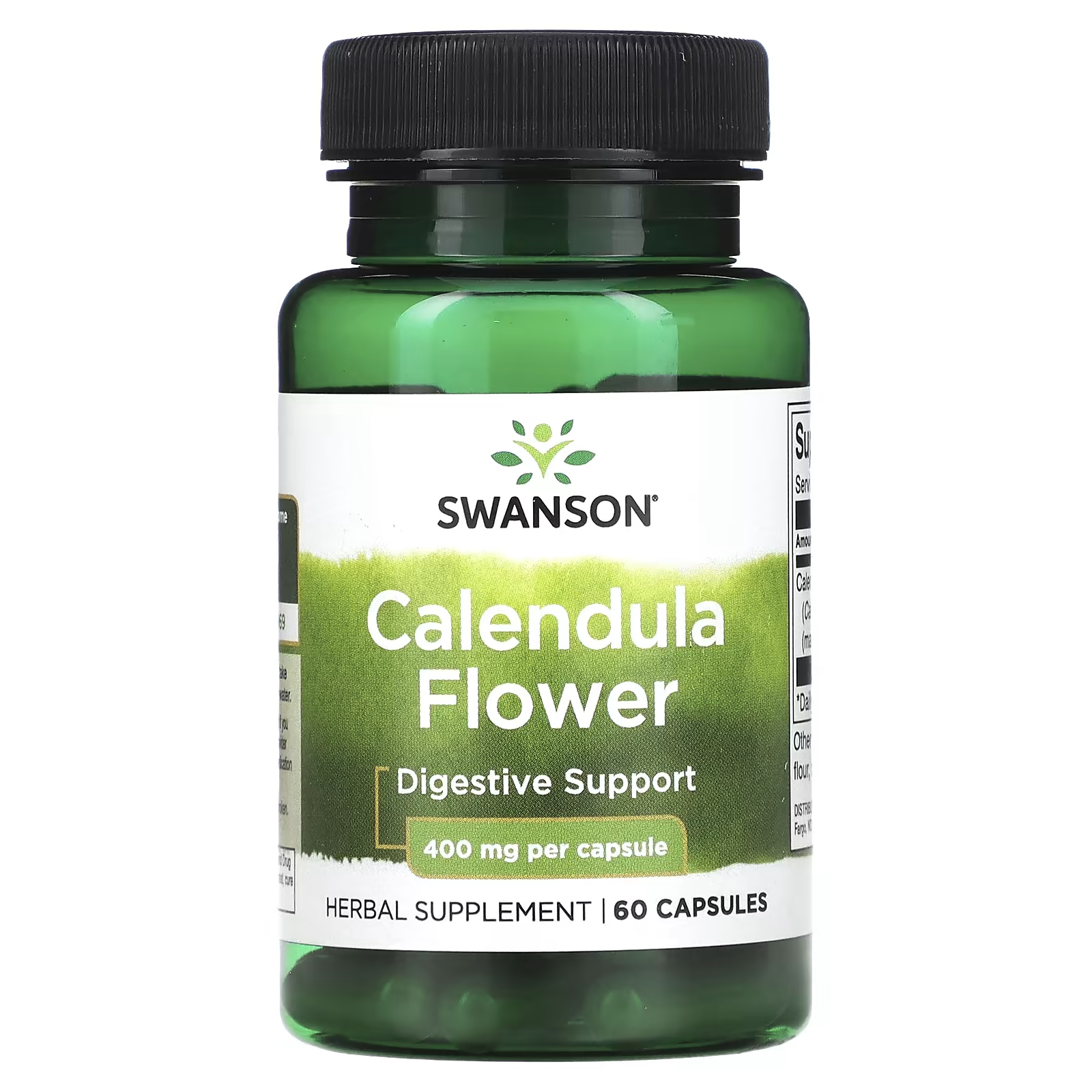 Цветок календулы Swanson 400 мг swanson цветки календулы 400 мг 60 капсул