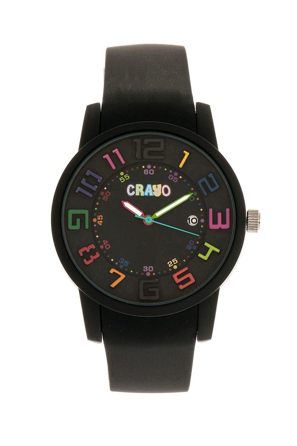 Часы унисекс Festival с датой Crayo, черный