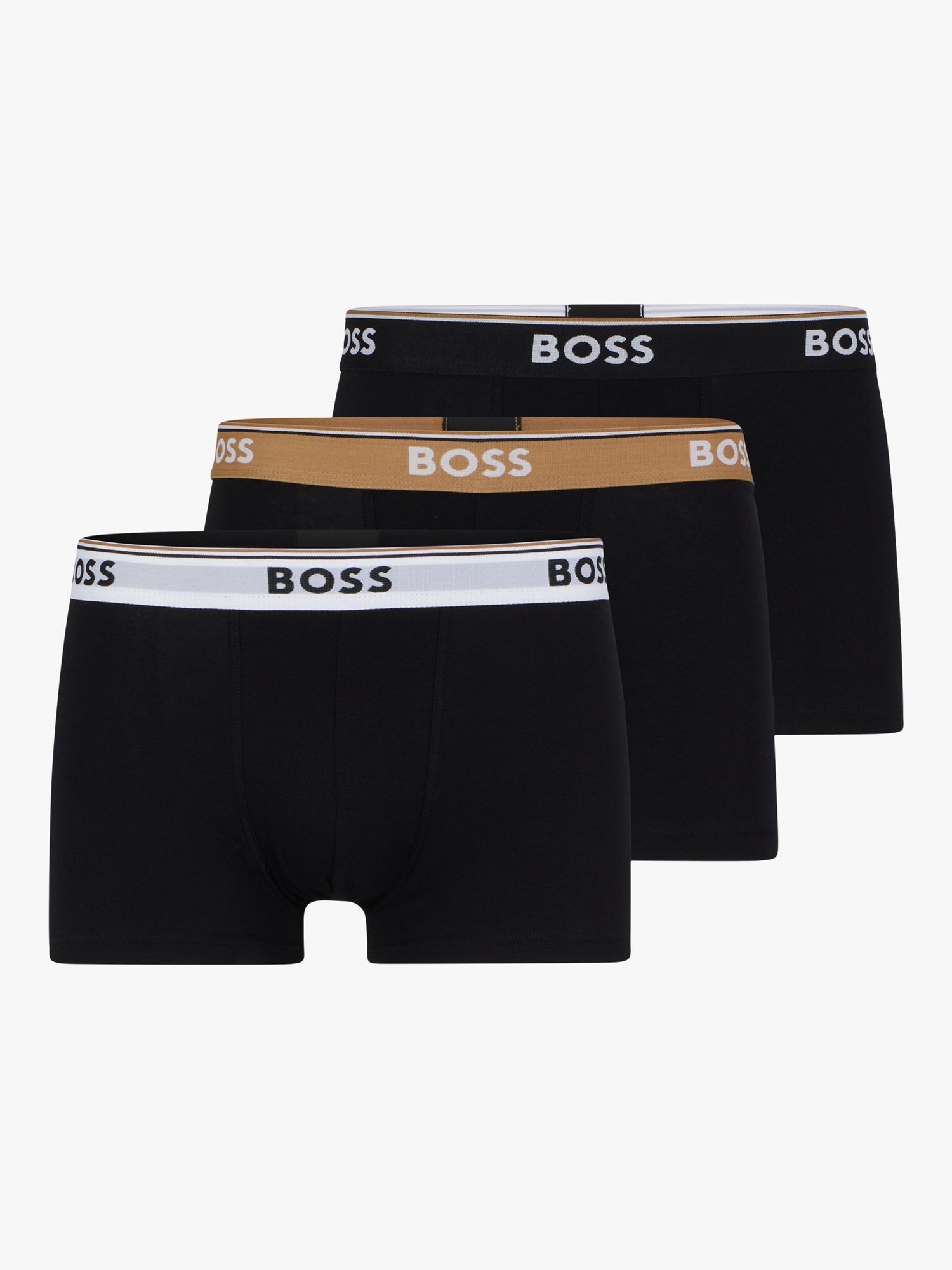 

Трусы из смесового хлопка BOSS Power HUGO BOSS, черный/мульти