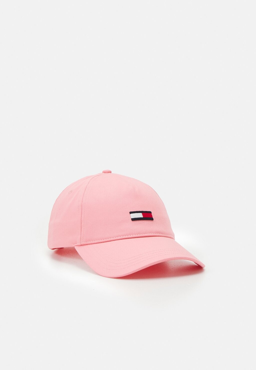 

Кепка Elongated Flag Unisex Tommy Jeans, цвет tickled pink
