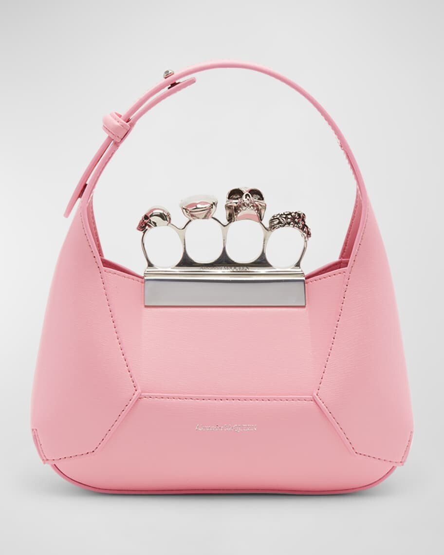 

Кожаная сумка-хобо Mini Skull Jewel Alexander McQueen