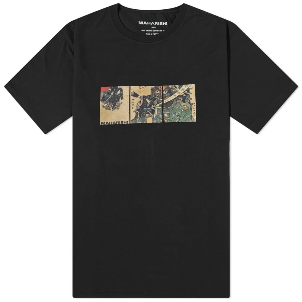 

Футболка Maharishi Куроко Триптих, черный