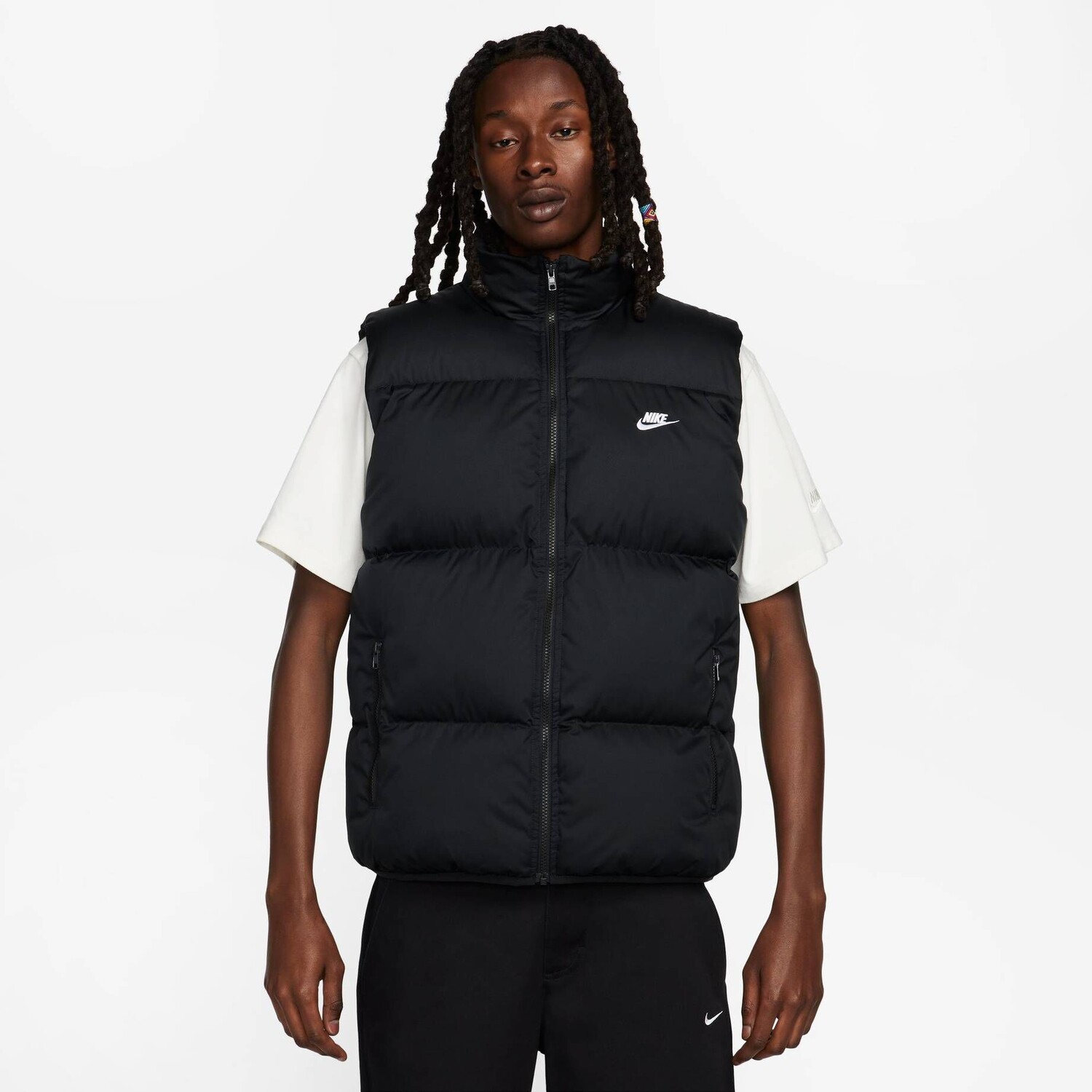

Стеганый жилет клубный primaloft Nike Sportswear, черный