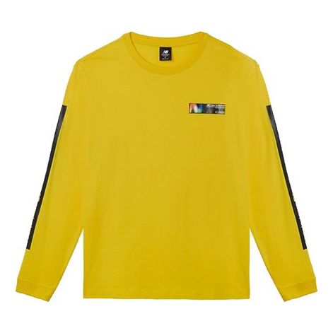 Толстовка New Balance Crew-neck Casual All-match Sweater Pullover Men's Yellow, желтый