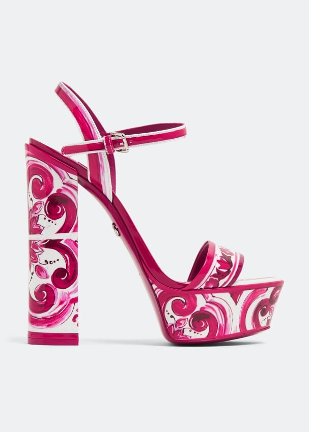 

Сандалии Dolce&Gabbana Printed Platform, рисунок