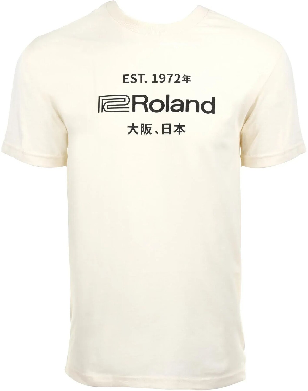 

Футболка с логотипом Roland «Est. 1972 Kanji» — XXXL, кремовый, Бежевый