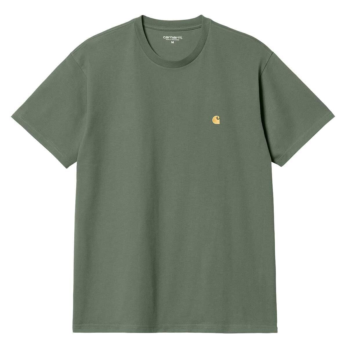 

Футболка Chase S/S Carhartt WIP, цвет Grün/Gold