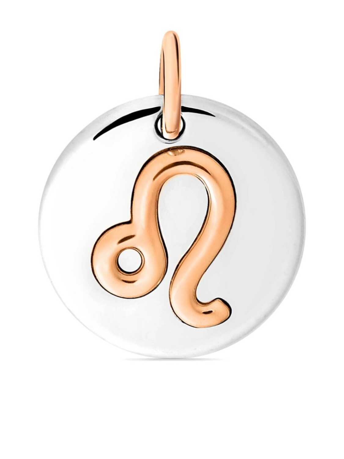 

Подвеска Zodiac Lion из розового золота и серебра Dodo, серебряный