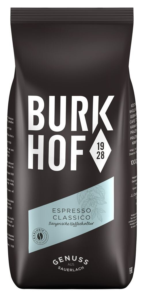 

Кофе PLEASURE ROASTING Espresso Classico от Burkhof, 1000г в зернах