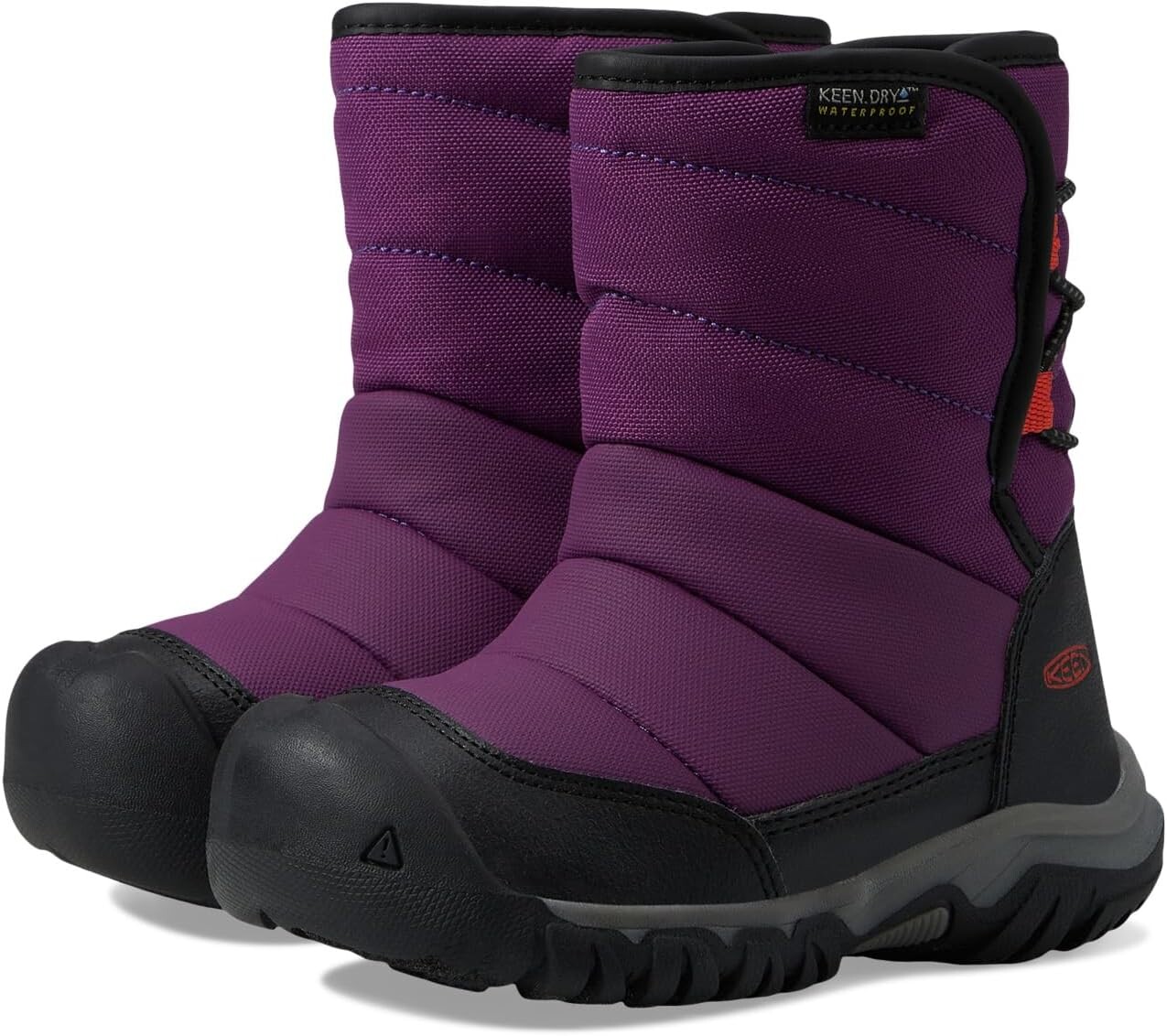 

Ботинки KEEN Kids Puffrider Waterproof, цвет Charisma/Orange