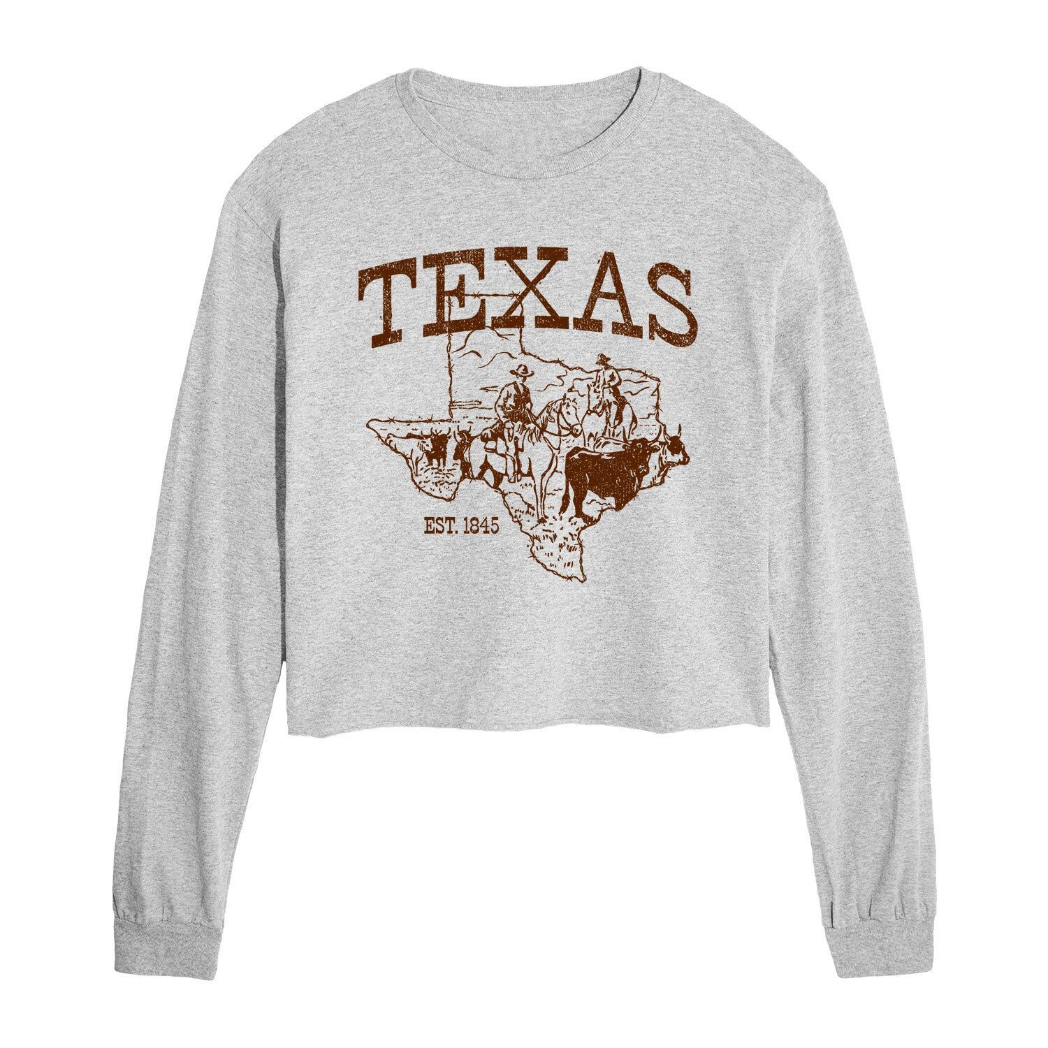 

Укороченная футболка с длинными рукавами для юниоров Texas Licensed Character