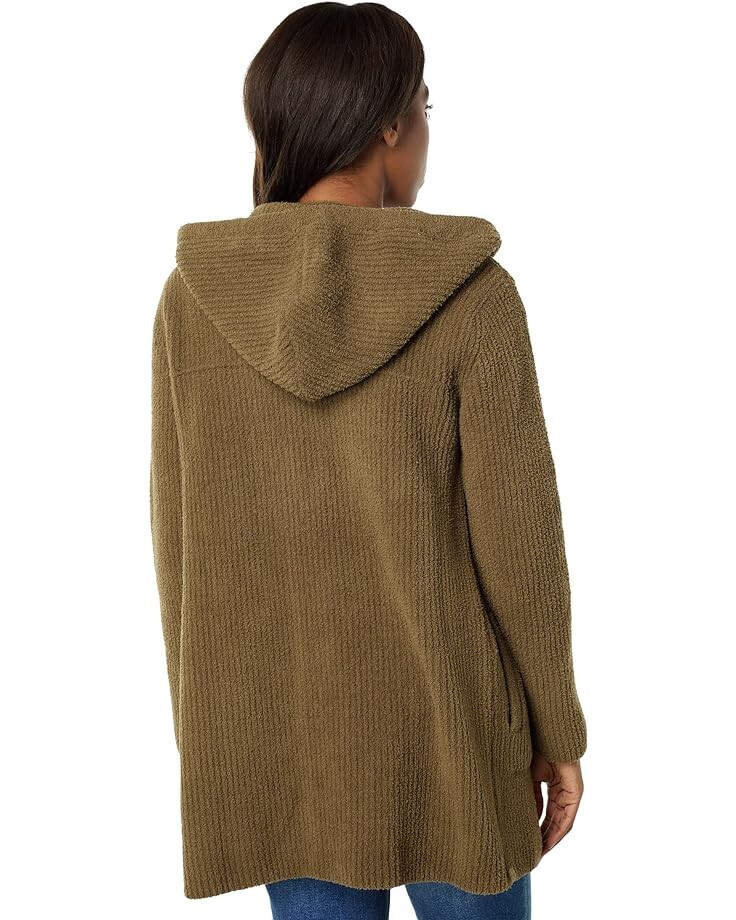 

Свитер Barefoot Dreams CozyChic Button-Up Hooded Sweater, цвет Thyme