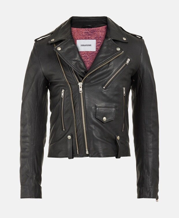 

Кожаный пиджак Zadig&Voltaire, черный