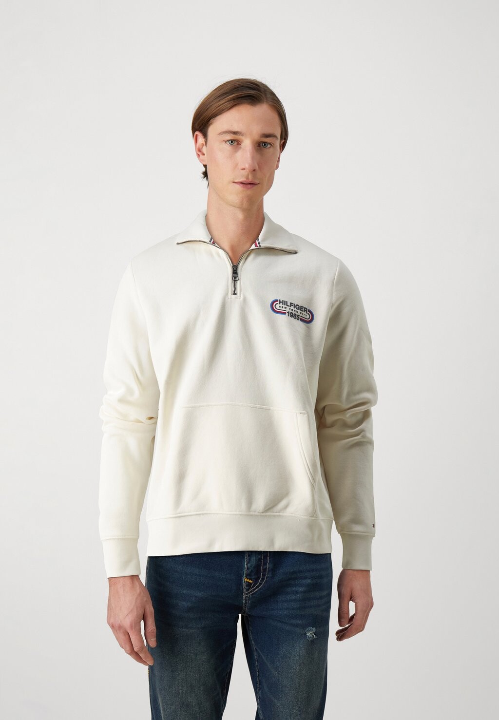 

Толстовка с капюшоном Tommy Hilfiger, молочный