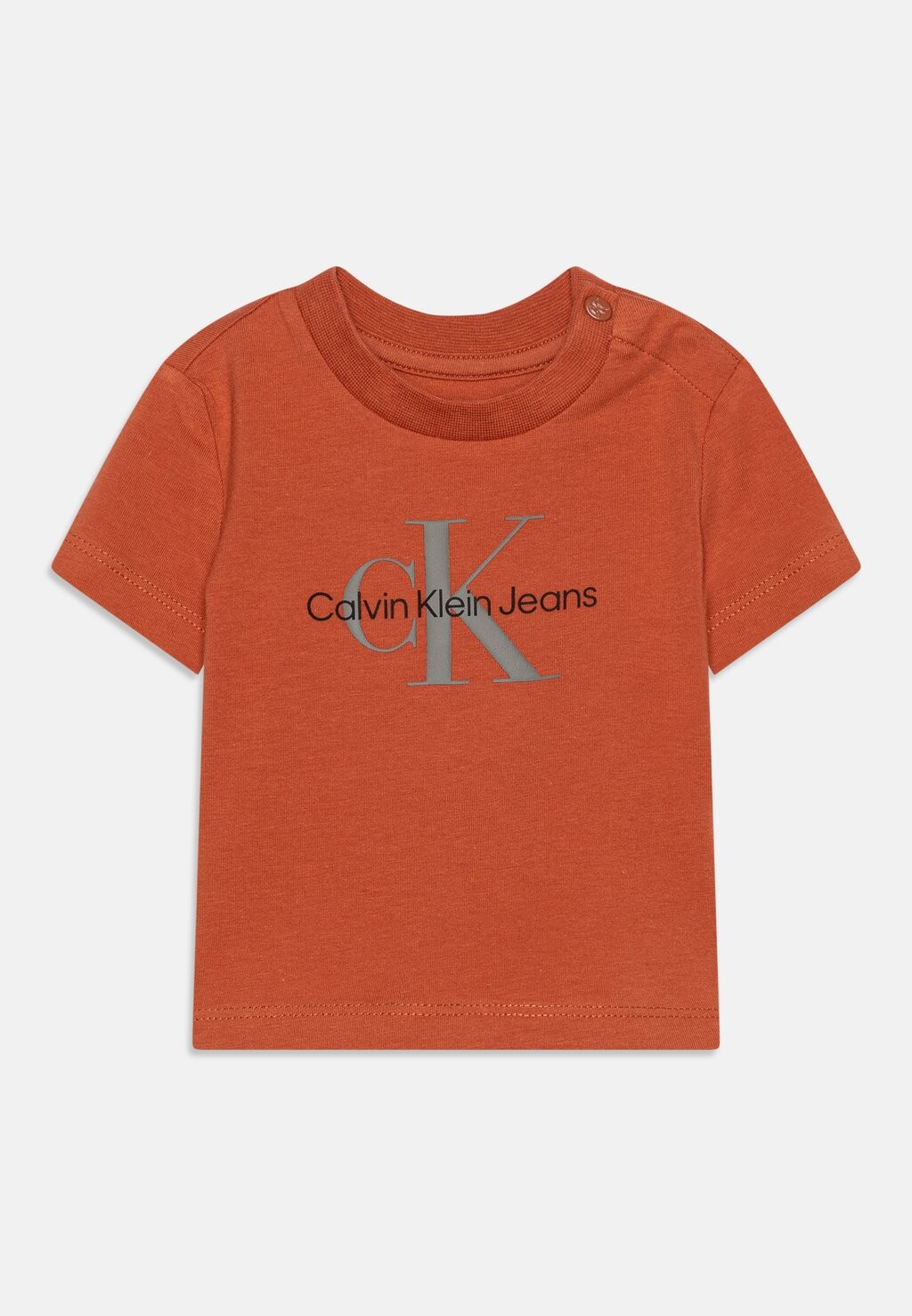 

Футболка с принтом BABY MONOGRAM UNISEX Calvin Klein Jeans, цвет auburn