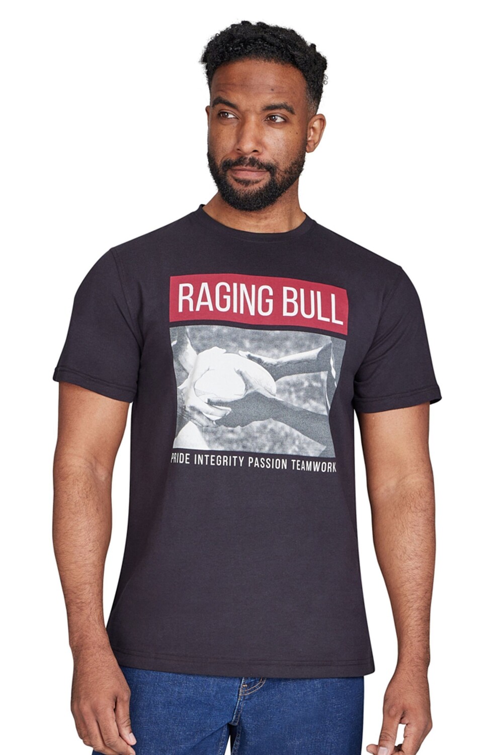 

Командная работа футболка Raging Bull, черный