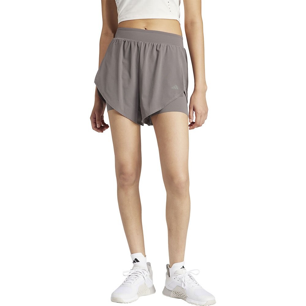 

Шорты adidas Designed For Training Hiit 2In1, серый