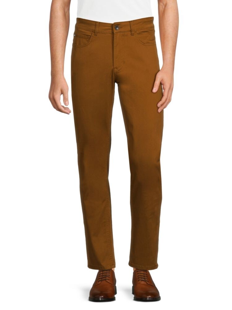 

Однотонные джинсы узкого кроя с высокой посадкой Ben Sherman, цвет Brass