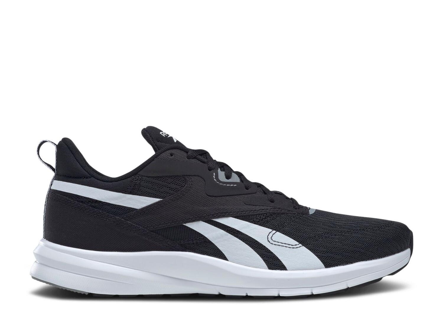 

Кроссовки Reebok Runner 4 4E Wide 'Black White', черный