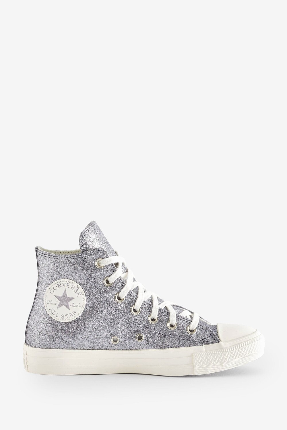 

Высокие спортивные кроссовки с серебряными блестками Converse, серебряный, Серый, Высокие спортивные кроссовки с серебряными блестками Converse, серебряный