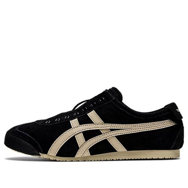 

Кроссовки Onitsuka Tiger Mexico 66 Slip-On 'Black Cream', черный