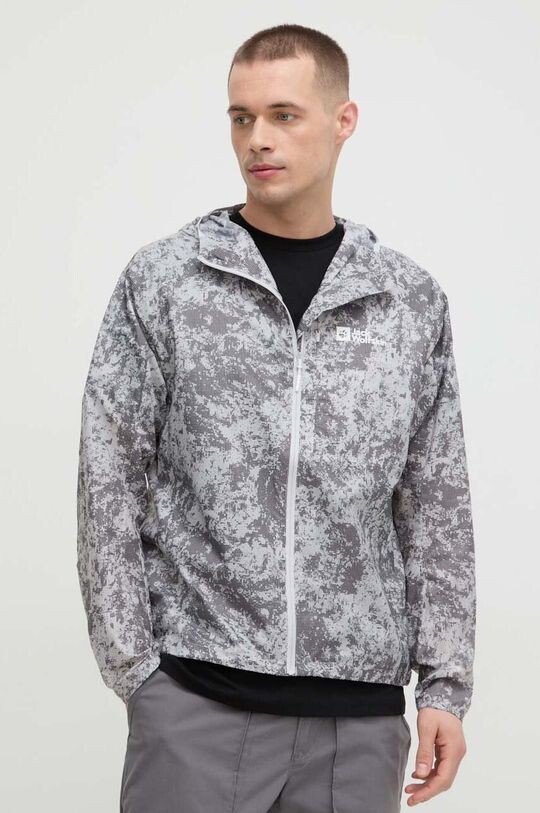 

Уличная куртка Prelight Wind Jack Wolfskin, серый