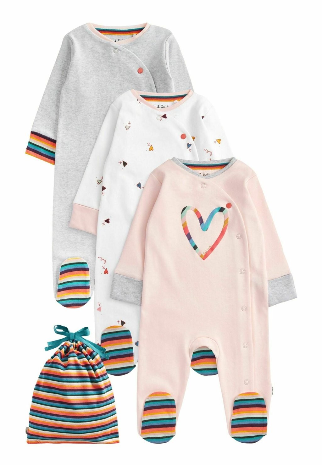

Комбинезон 3-PACK SET HEART REGULAR FIT Paul Smith, цвет multi