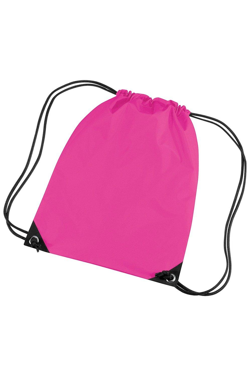 Водонепроницаемая сумка Gymsac премиум-класса (11 литров) (2 шт. в упаковке) Bagbase, розовый