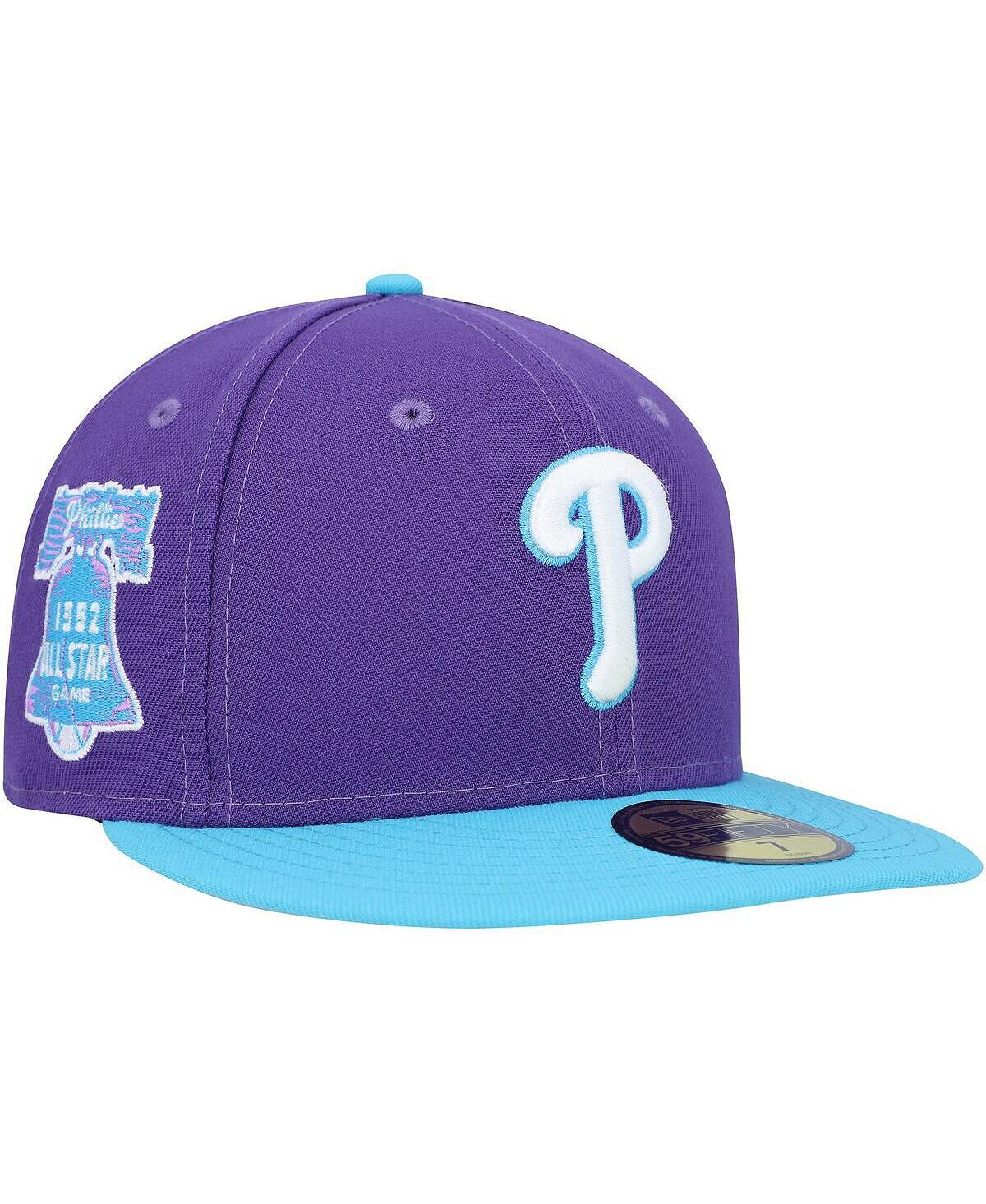 

Мужская фиолетовая приталенная шляпа Philadelphia Phillies Vice 59FIFTY New Era