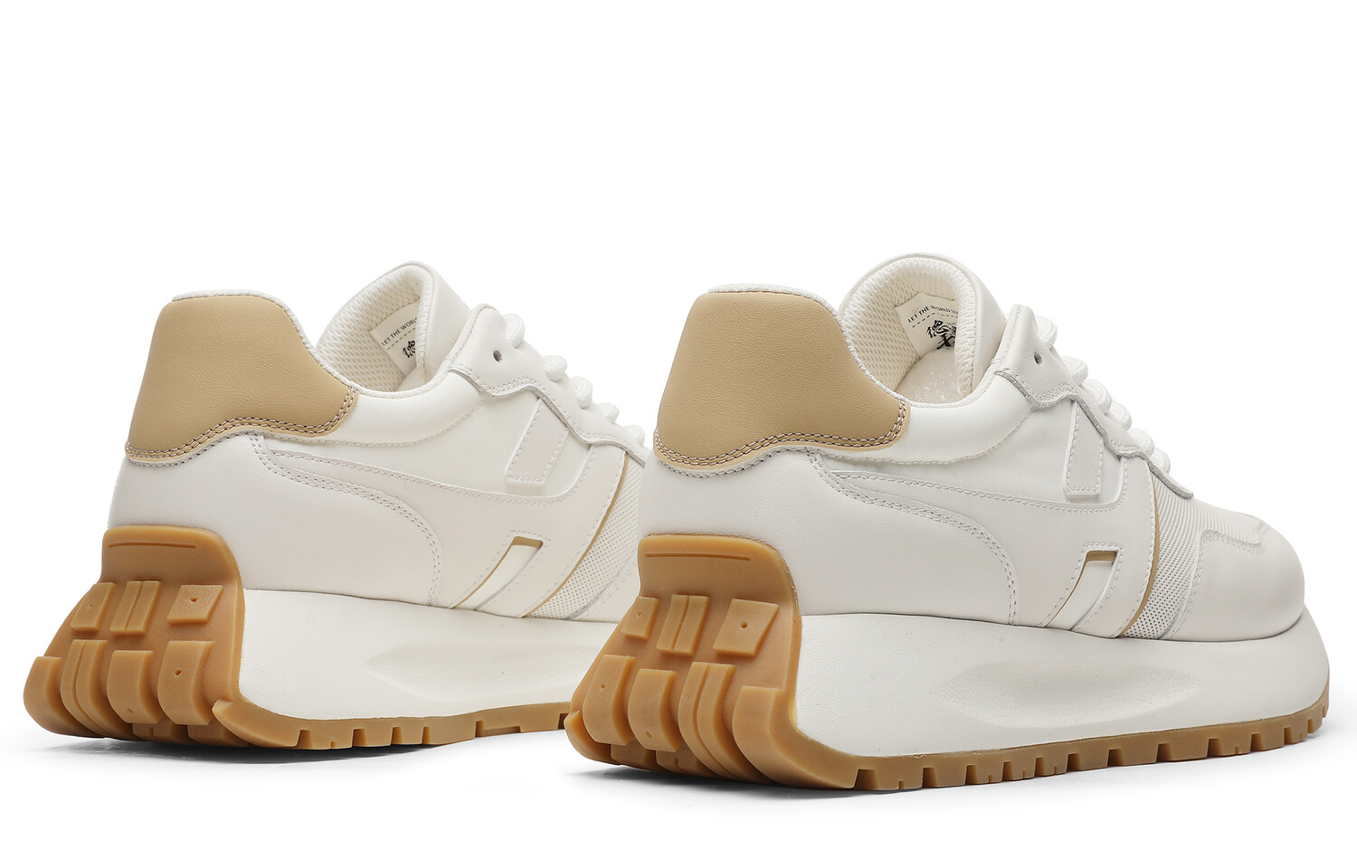 

Кроссовки мужские толстые низкие Desai, цвет Off-white - 14