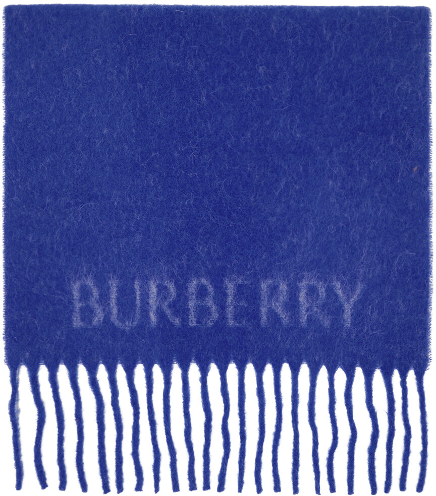 

Синий шарф ЭКД Burberry