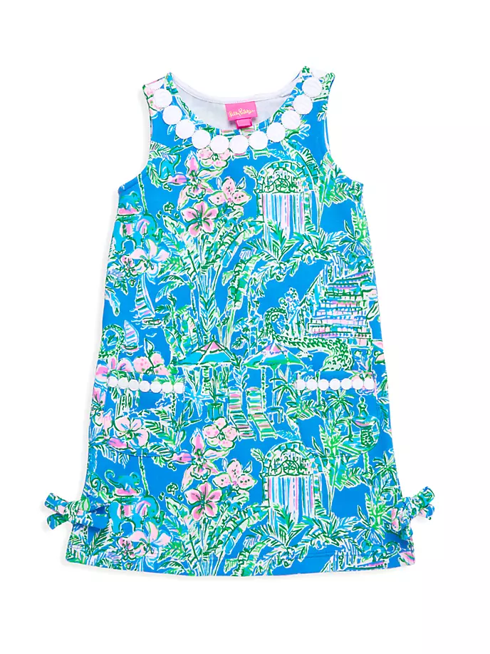 

Свободное платье Little Lilly для маленьких девочек и девочек Lilly Pulitzer Kids, синий