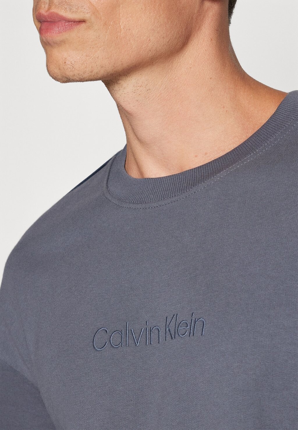 

Пижамный топ TONAL LOGO LOUNGE Calvin Klein, серый