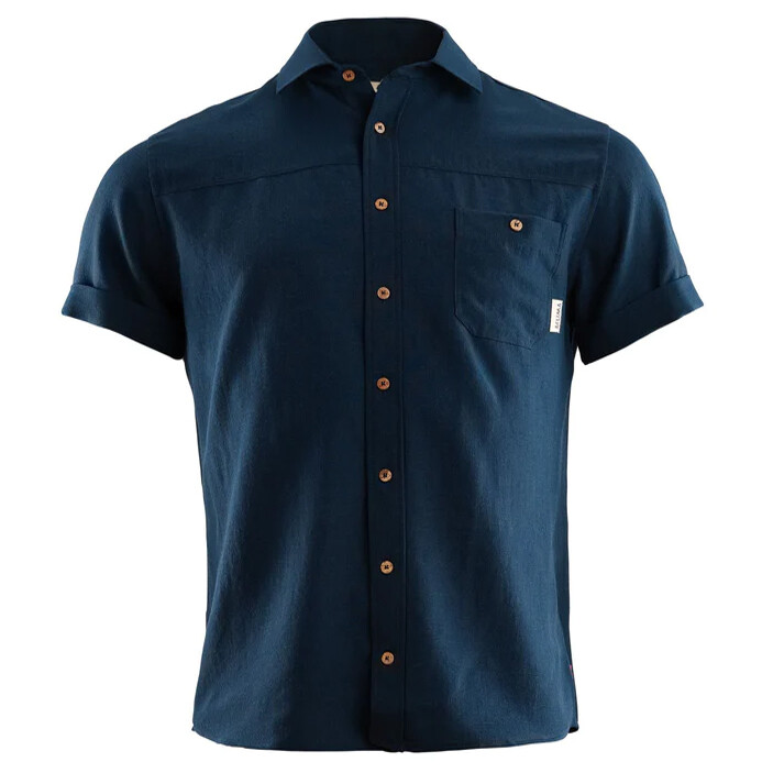 

Рубашка Aclima Bike Around Shortsleeve Shirt, цвет Navy Blazer