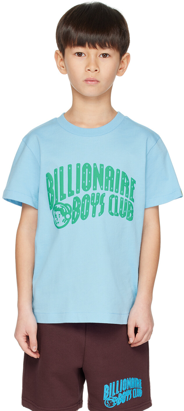 

Детская синяя футболка с принтом Billionaire Boys Club, Синий