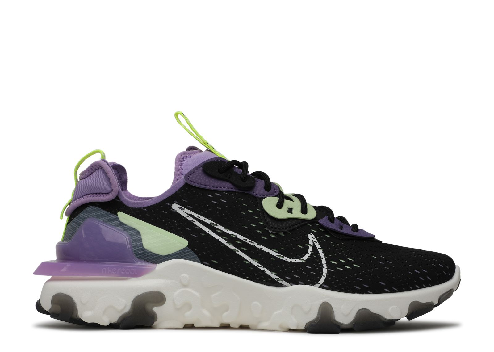 Кроссовки Nike React Vision 'Gravity Purple', черный кроссовки nike react vision размер 46 белый серый