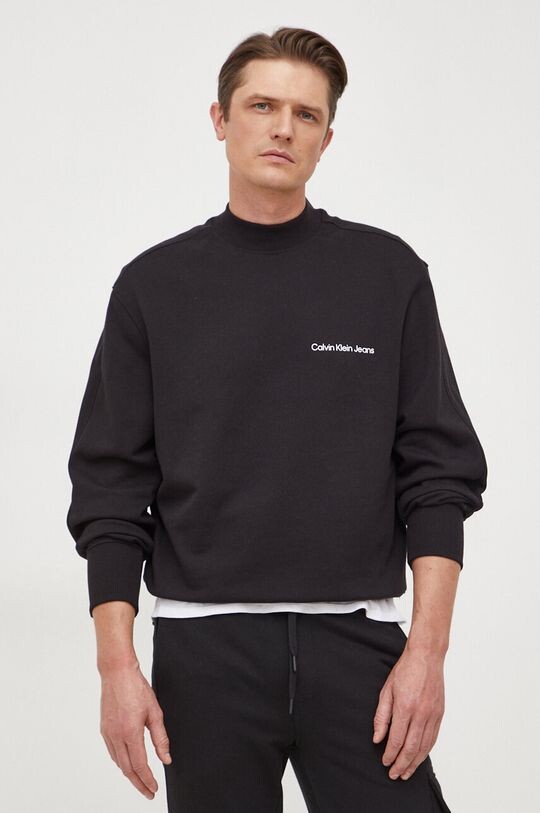 

Хлопковая толстовка Calvin Klein Jeans, черный