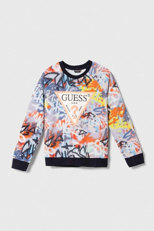 

Детская хлопковая толстовка Guess, мультиколор