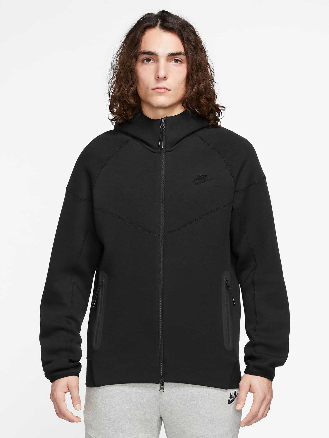 

Толстовка Nike M NK TCH FLC FZ WR HOODIE, черный