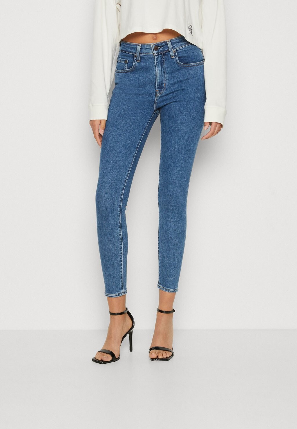 цена Джинсы Skinny Fit Levi's 721 High Rise Skinny, стоун