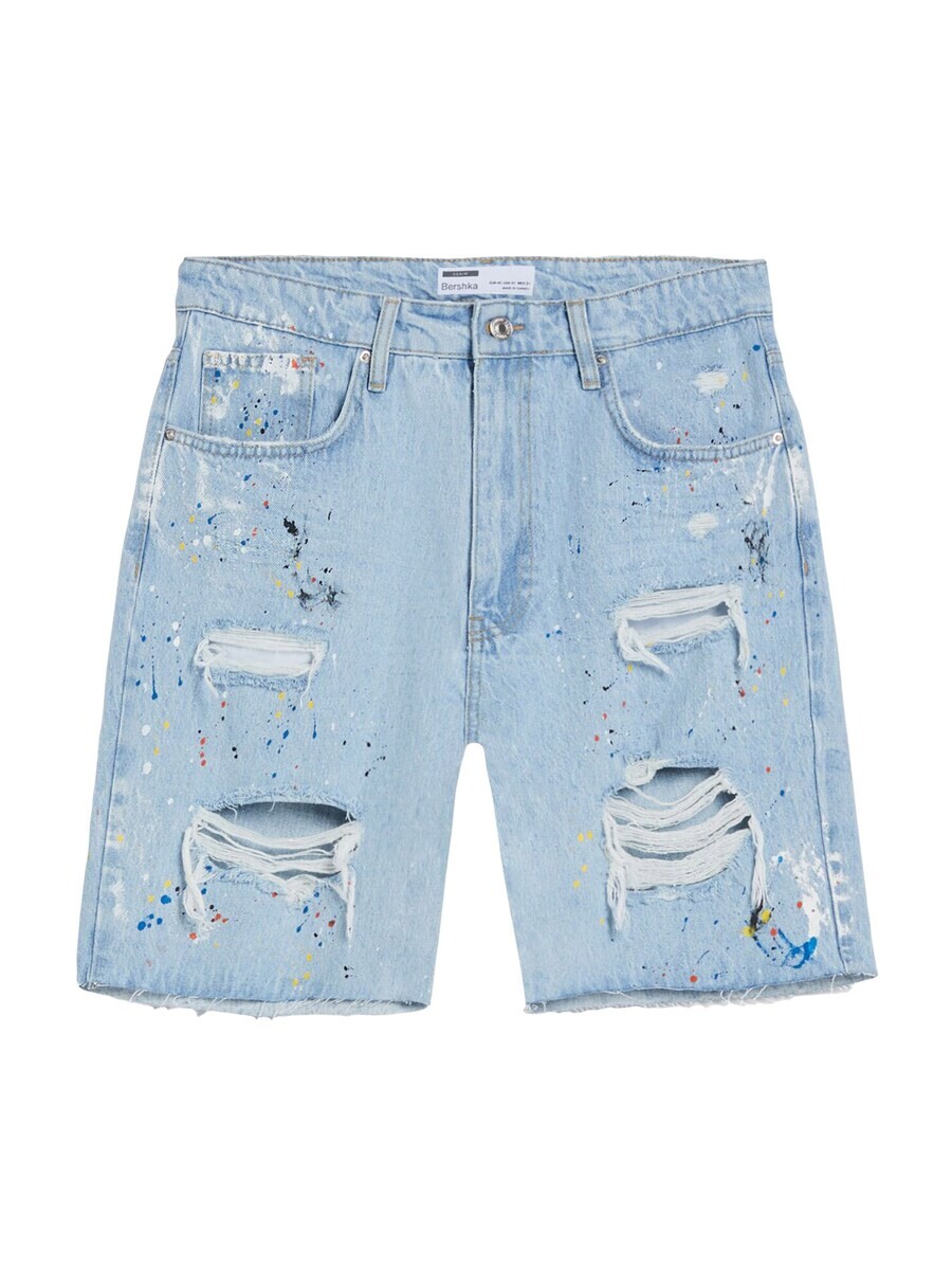 

Джинсы Bershka Regular Jeans, синий деним