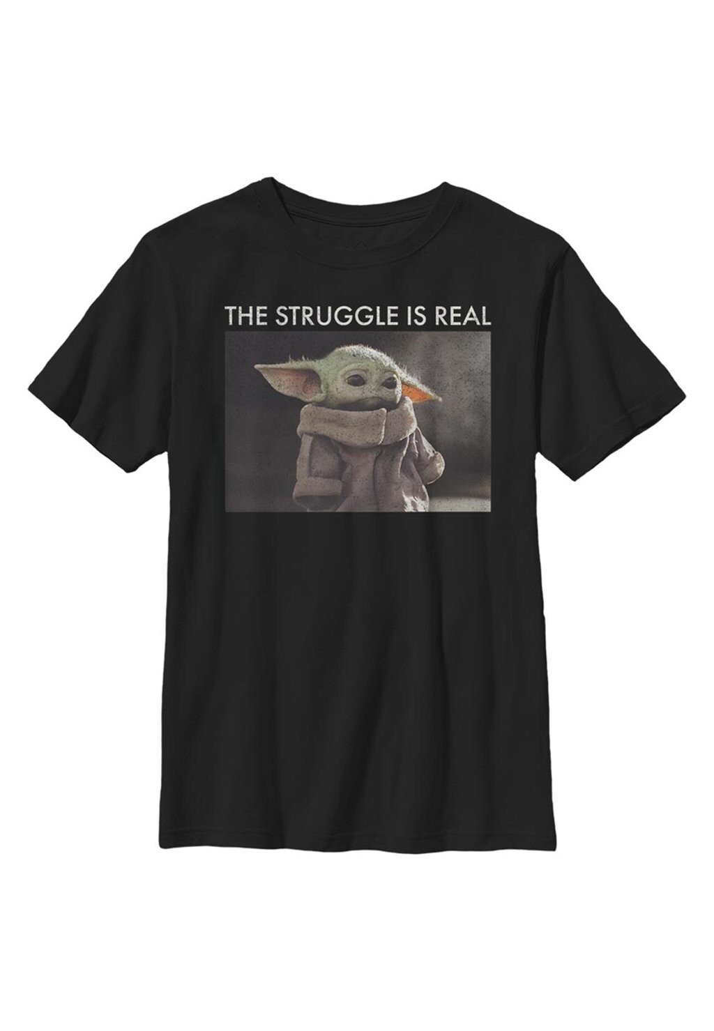 

футболка с принтом Star Wars: The Mandalorian Baby Yoda Meme Star Wars, черный