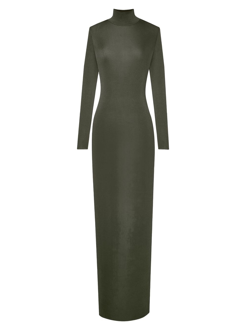 

длинное вязаное платье Saint Laurent