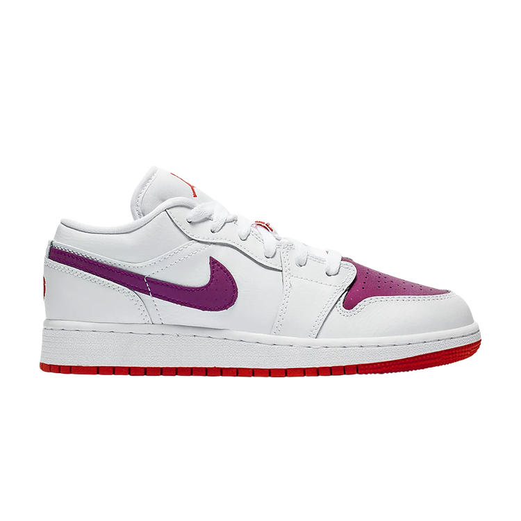 

Кроссовки Air Jordan 1 Low GS 'White Berry', белый