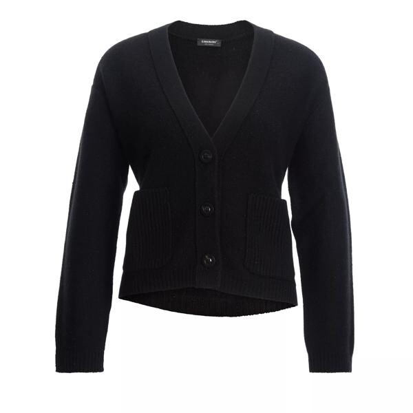 

Кардиган v-cardigan lurex 200l schwarz S.Marlon, черный