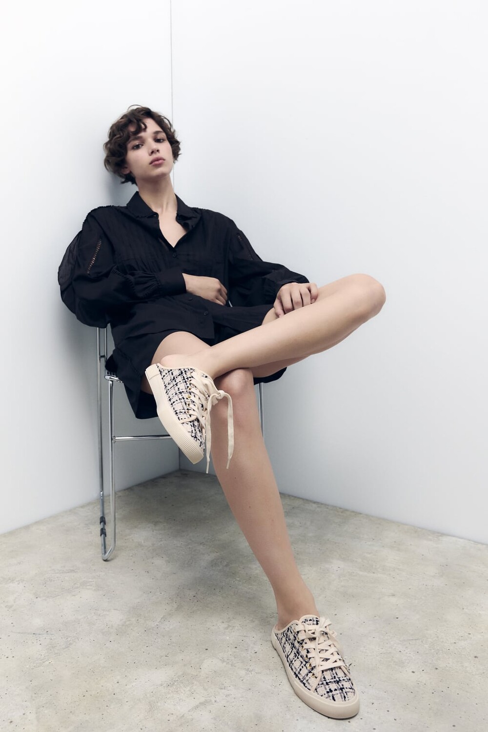 

Кроссовки из тканя ZARA, разноцветный