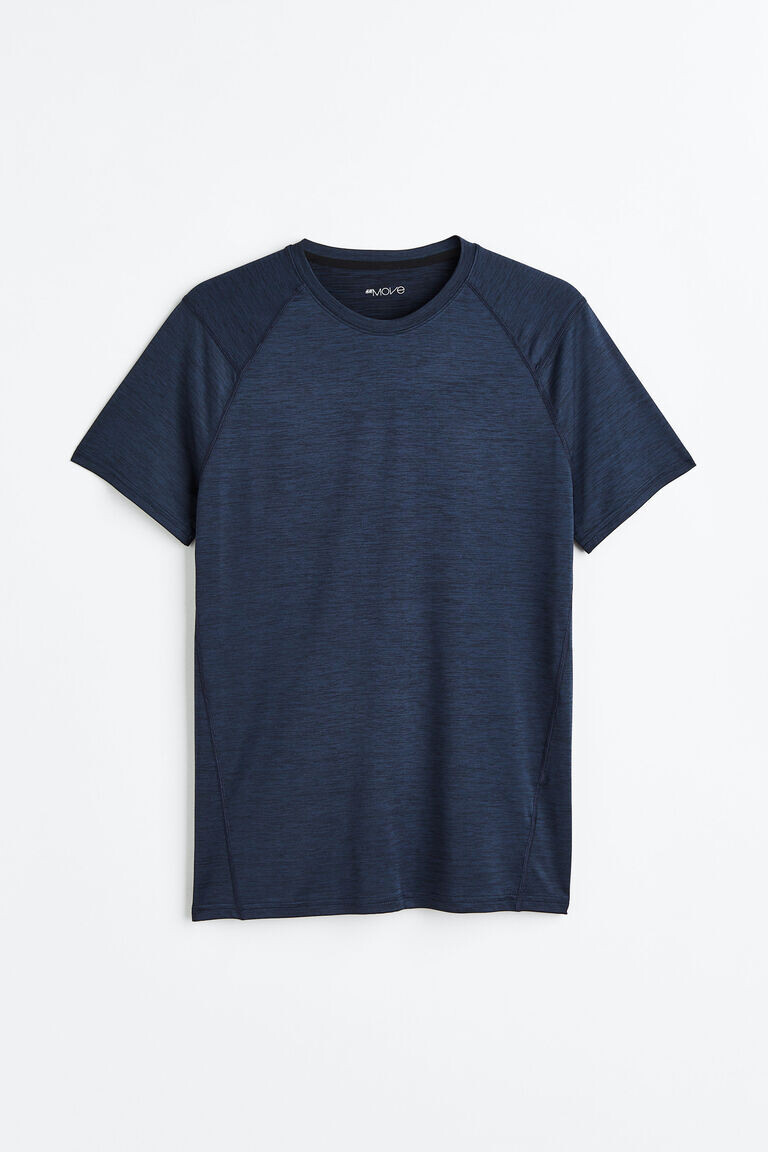 

Тренировочная футболка drymove muscle fit pro H&M, синий