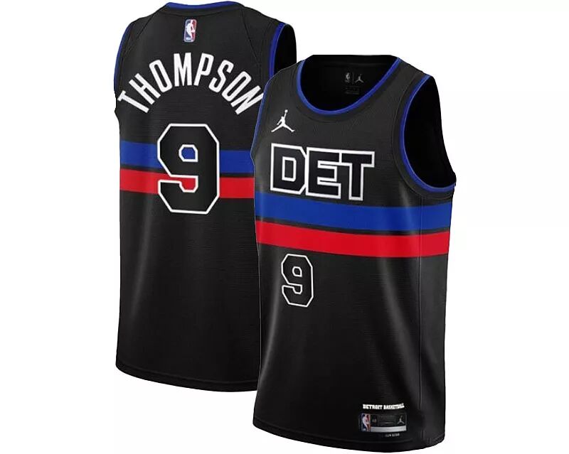 

Мужское джерси Nike Detroit Pistons Ausar Thompson #9 Statement